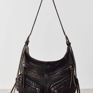 BDG Black Leather Shoulder Bag